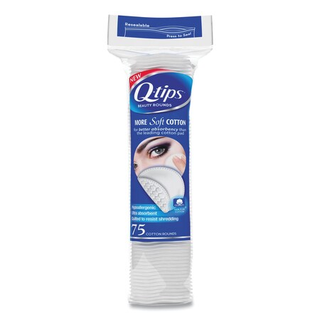 Q-Tips Beauty Rounds, 75 Pads, PK24 46999CT